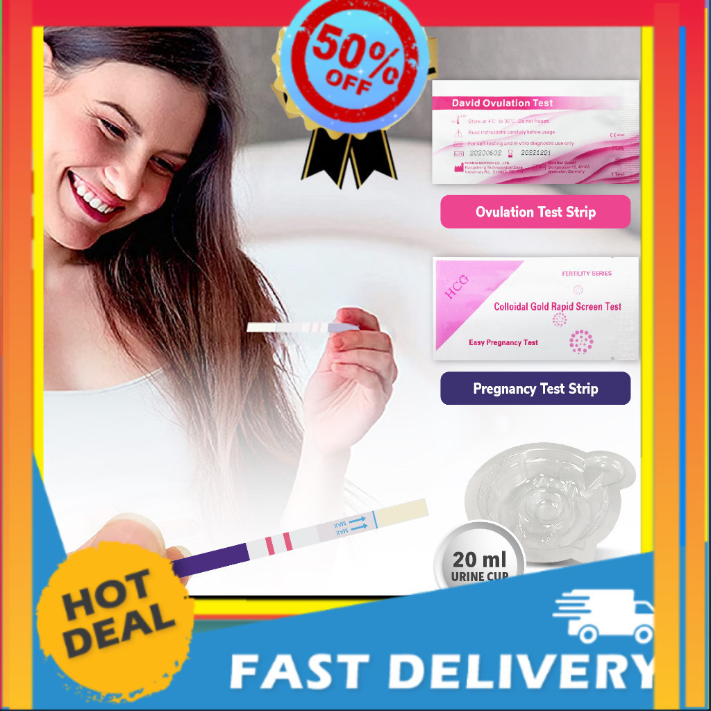 Daily Up2Date 1PCS Ovulation test kit urine test kehamilan ovulation ...