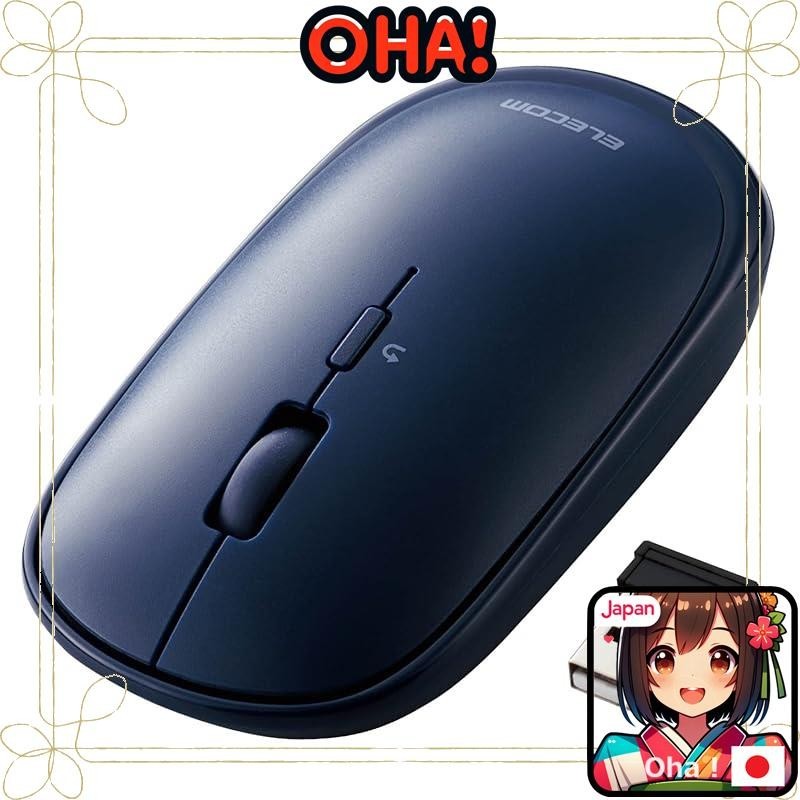 ELECOM Wireless Mouse 2.4GHz Slint M-TM10DBBK/EC Slim Silent 4 Button ...