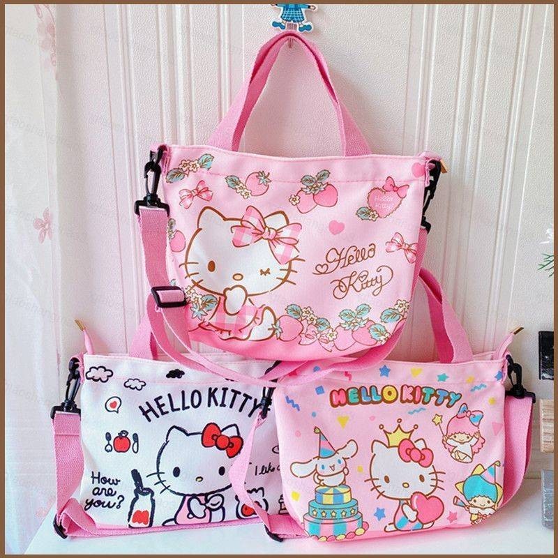 YT3 Snoopy kitty Pom Purin Cinnamon Mickey XO kuromi Cartoon cross bag ...