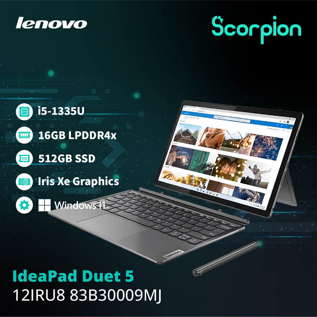 Lenovo Ideapad Duet 5 12iru8 83b30009mj 2 In 1 Laptop（aeon Credit Services 36 Monthly 1842