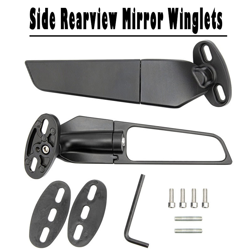 Motorcycle Side Rearview Mirror Winglets Y15 Y16 Ex5 LC135 RS150 NVX ...