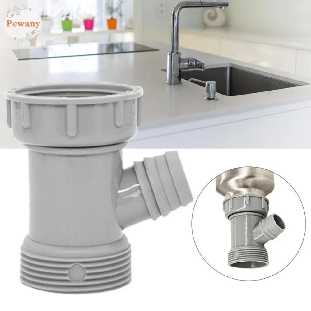 PEWANY Sink Drainpipe Adapter, Simple Y-shaped Sewer Branch Connector ...
