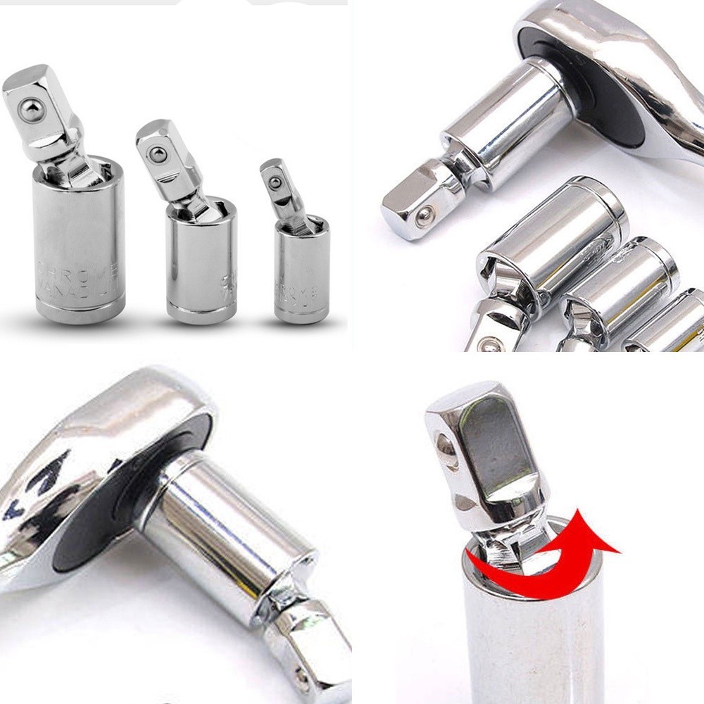 360 Degree Swivel Joint Ratchet Angle Extension Rod Socket Socket ...