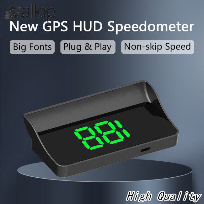 Gallop1 Car HUD Head Up Display GPS Digital Windshield Projector Speed ...