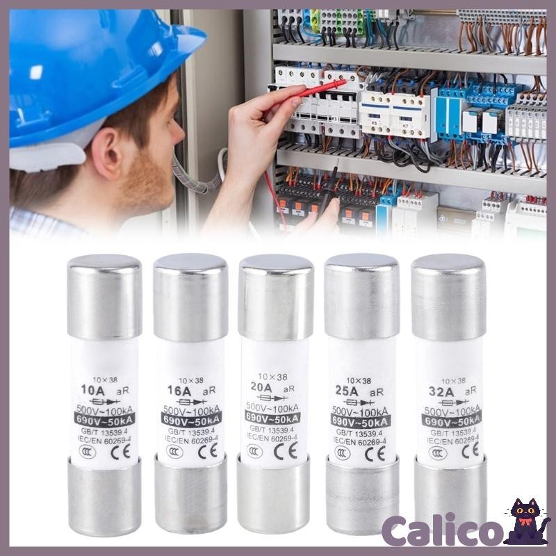 Cali Quick Blow Ceramic Fuses Set Electrical Tube Ceramics 