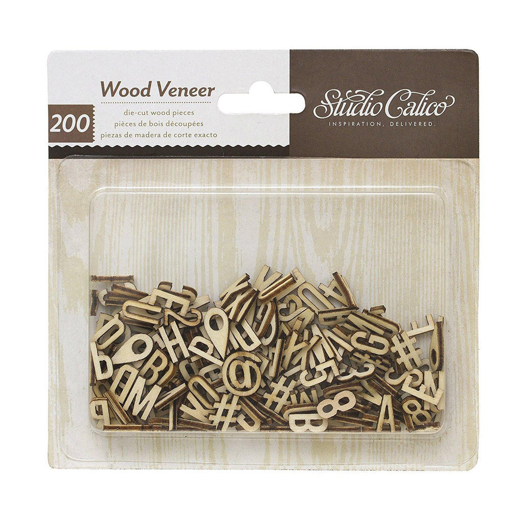 Studio Calico Laser-Cut Wood Veneer Shapes - Alphabet | Shopee Malaysia