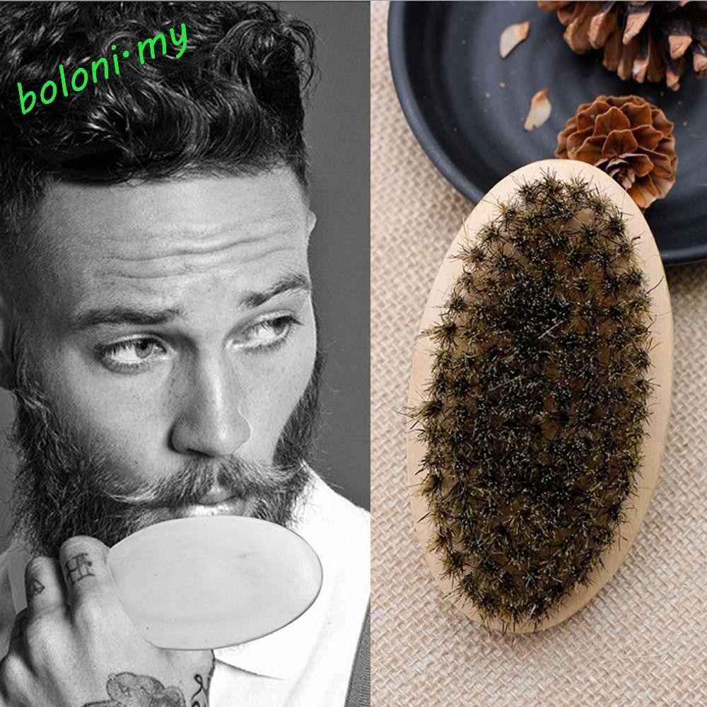 [COD] 2/3pcs Beard Brush and Comb Set, Professional Boar Bristle Men ...