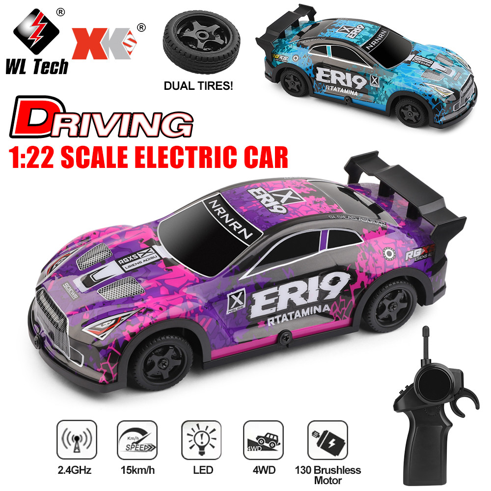 NEW Wltoys 1:22 RC Drive Car 22206 4WD 15km/h Off-Road Model Racing 2 ...