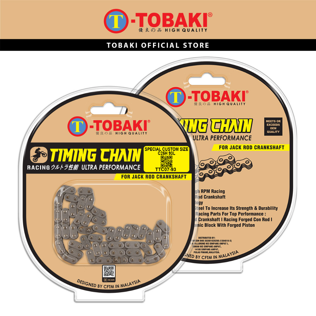 TOBAKI RACING TIMING CHAIN - KRISS RACING | SPEACIAL CUSTOM SIZE FOR ...