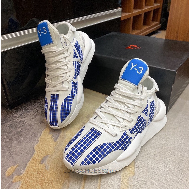 Original Yamoto Yohji White Blue Casual Sneakers Shoes For Men | Shopee ...