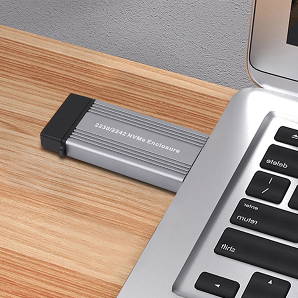 keepdreaming M2 SSD Case USB3.1/Type-C o M.2 NVME SATA SSD Enclosure ...