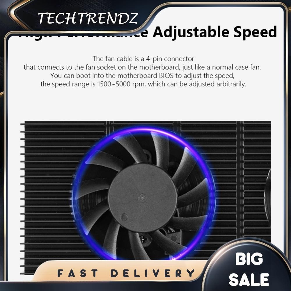 [techtrendz.my] GPU Backplane Radiator Graphics Card Backplane Heatsink ...