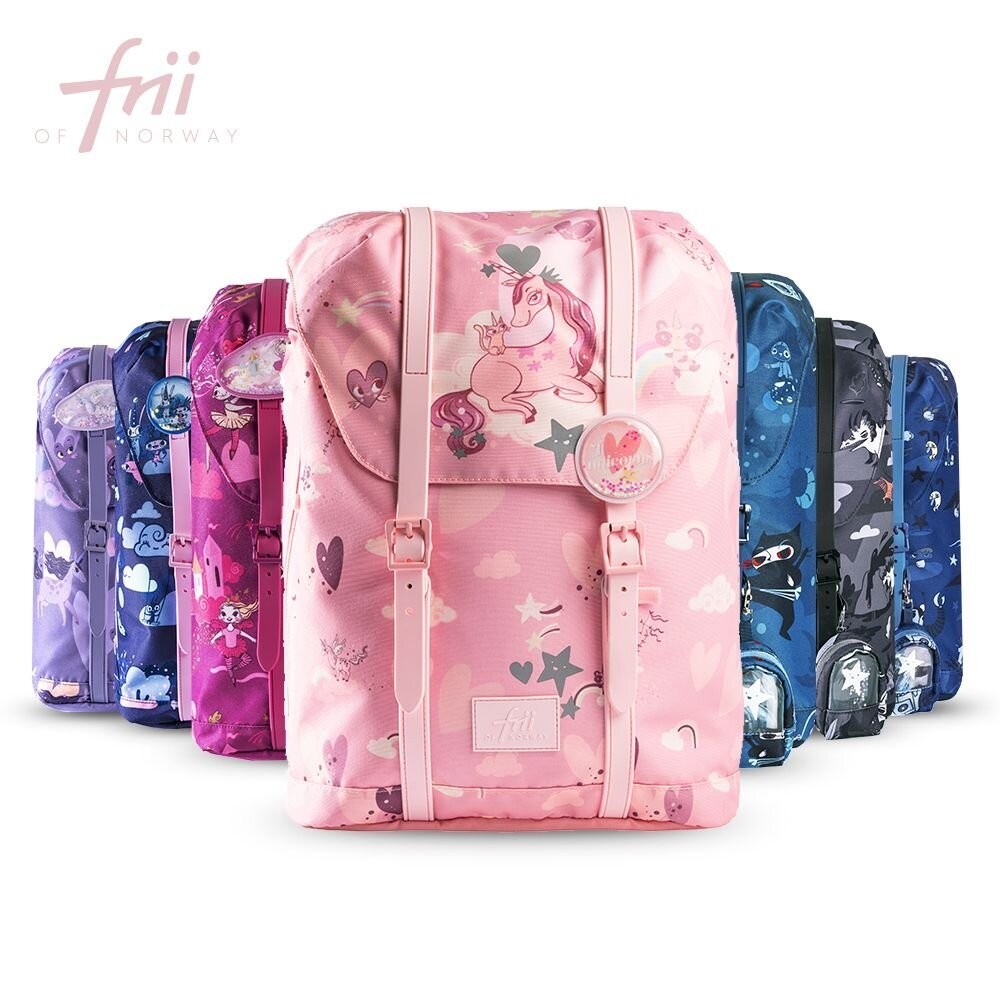 [Frii Freedom] Norway Frii Feather Spine Protection School Bag 22L