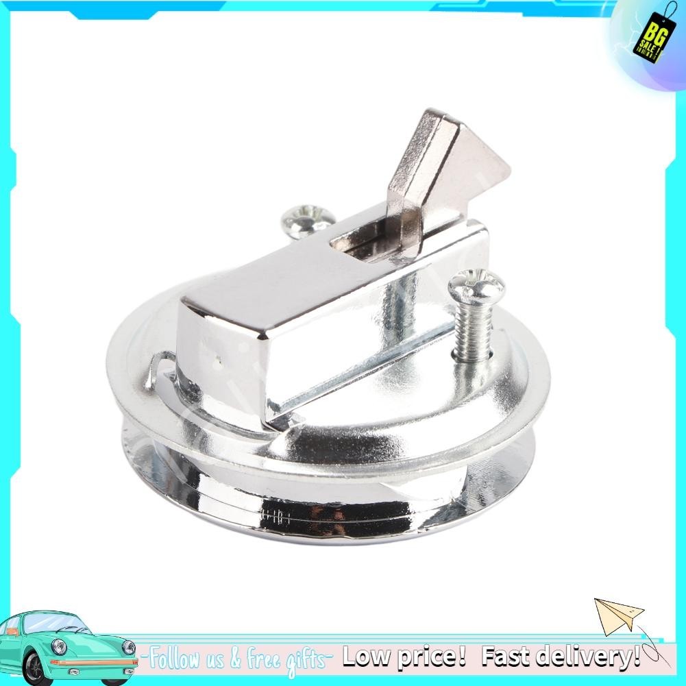 2PCS Marine Boat White Plastic Flush Pull Slam Latches – 2-3/8" Diameter, Hatch Lift Latches