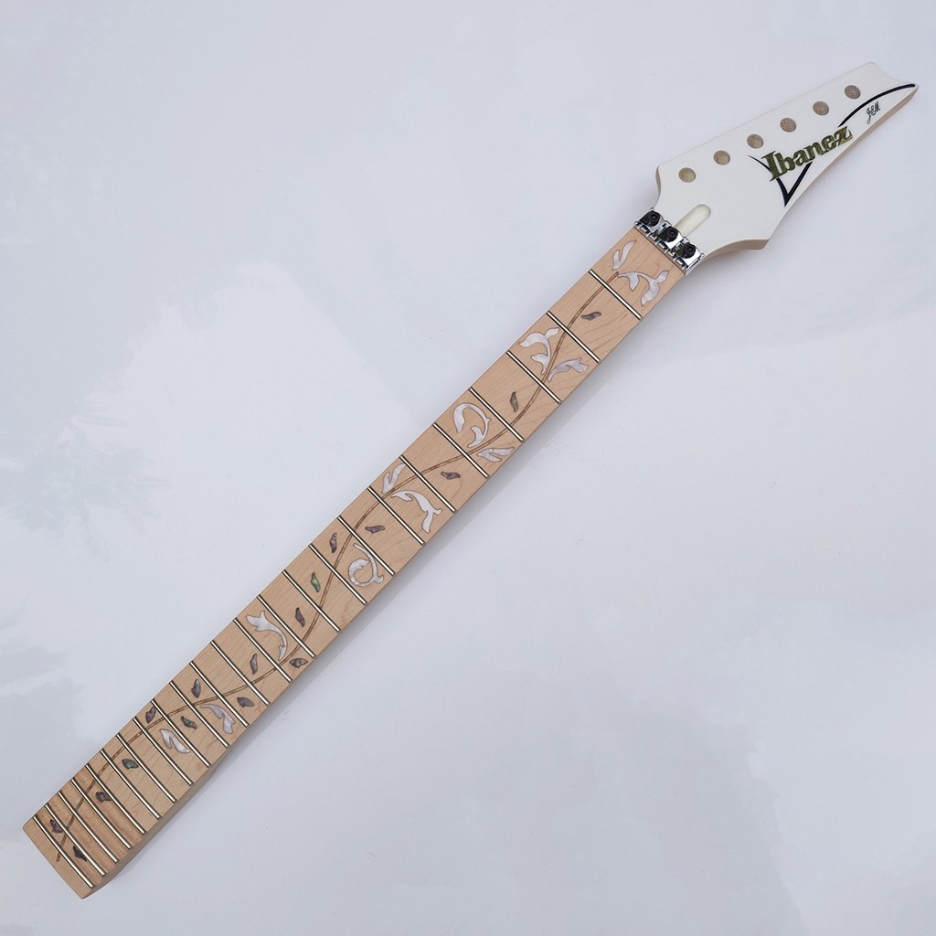 Ibanez 7V Electric Guitar Neck Maple Locking Nut 24 Frets The Tree of