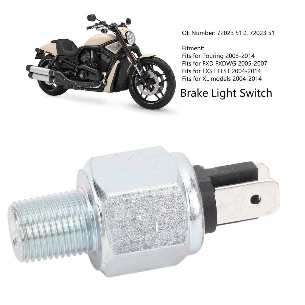 thumbnail image 2 of Brake Light Switch Replacement For Harley 72023-51... - Grandado 2 of 13