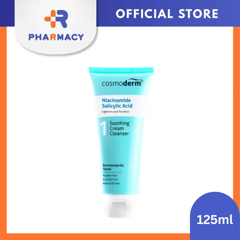 R Pharmacy | Cosmoderm Niacinamide Soothing Cream Cleanser 125Ml ...