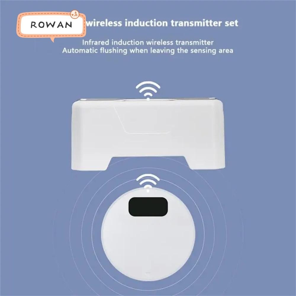ROWAN Automatic Toilet Flush Button, Touchless Toilet Flush Splash ...