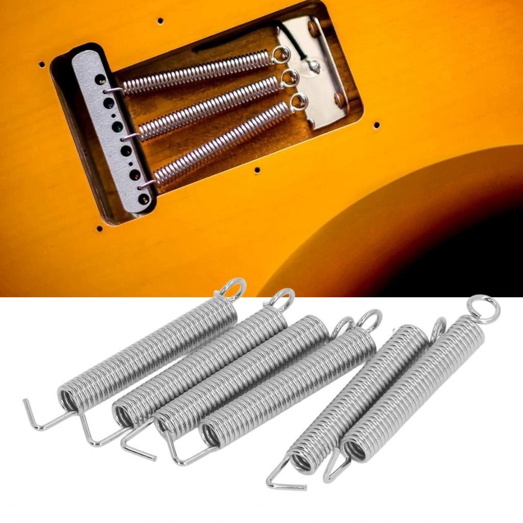 Maib 6Pcs Electric Guitar Tremolo Bridge Springs Metal Tailpiece ...