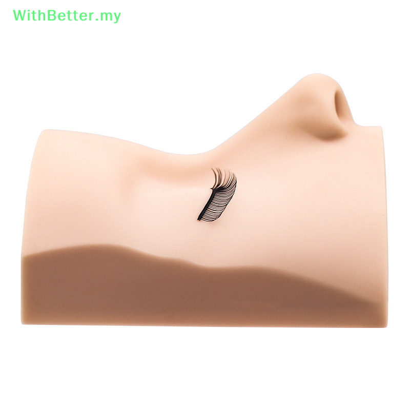 WithBetter Grafted Eyelashes Training Head Mold al Mannequin Practice ...