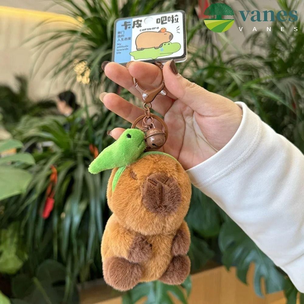 VANES Simulation Capibara Keychain, Capybara Simulation Capybara Plush ...