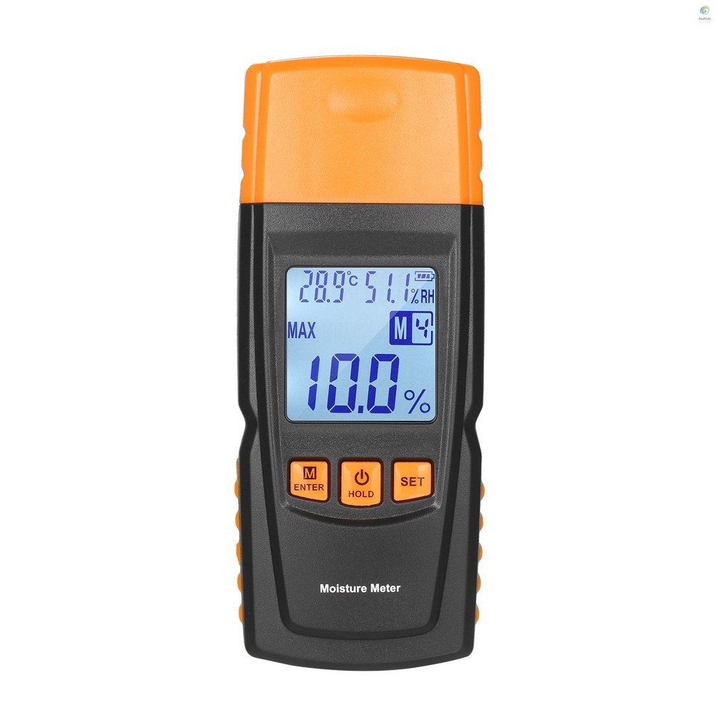 FLM 3in1 Digital Wood Moisture Meter Firewood Water Content Analyzer