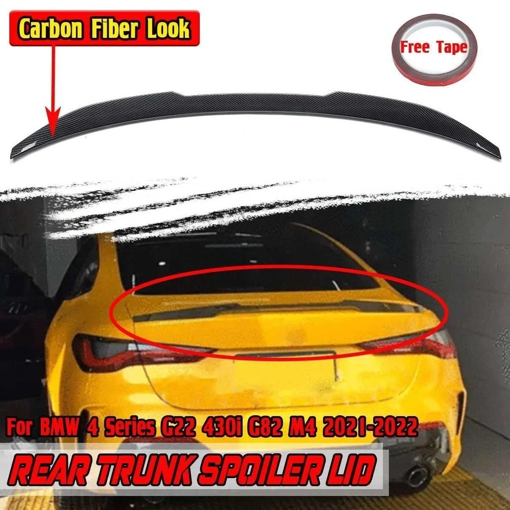 BMW 4 series 430i M440i G22 & M4/M4C/M4CS G82 Aftermarket Parts VTEN Rear Roof Spoiler ABS– Performance SpeedShop