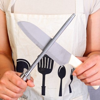 Durable Stainless Steel Knife Sharpening Rods Two Size Options