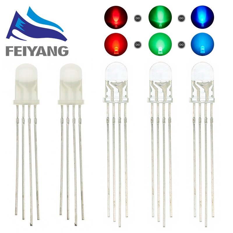 MALAYSIA..... 5mm full-color LED RGB red/green/blue Common Cathode ...