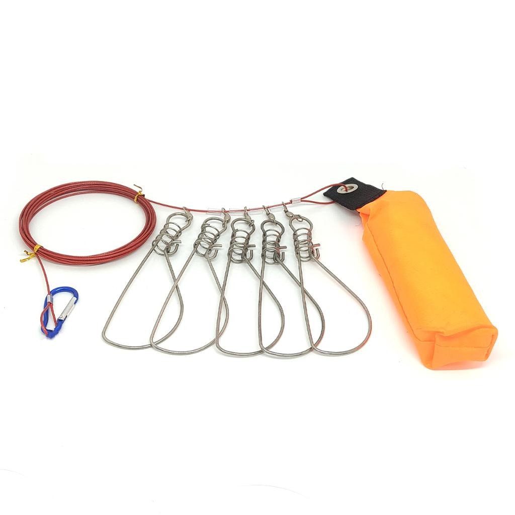 Heavy Duty Wire Rope Fish Lock Buckle Fishing Pancing Accessories ...