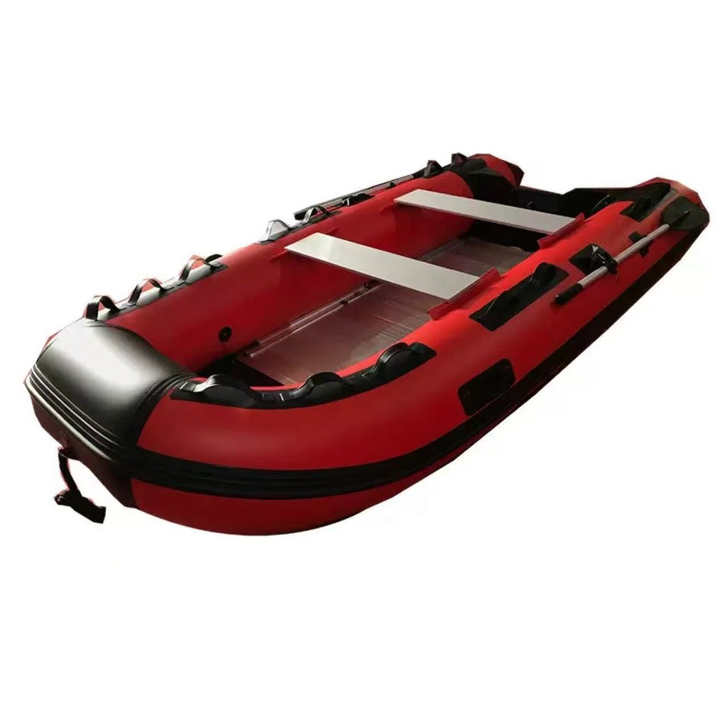 Kayak Life-saving Rubber Raft Inflatable Hard Bottom Assault Boat ...