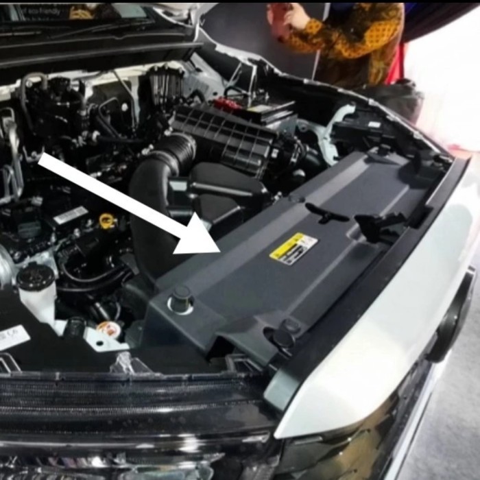 Original Toyota Innova zenix upper radiator grill cover | Shopee Malaysia