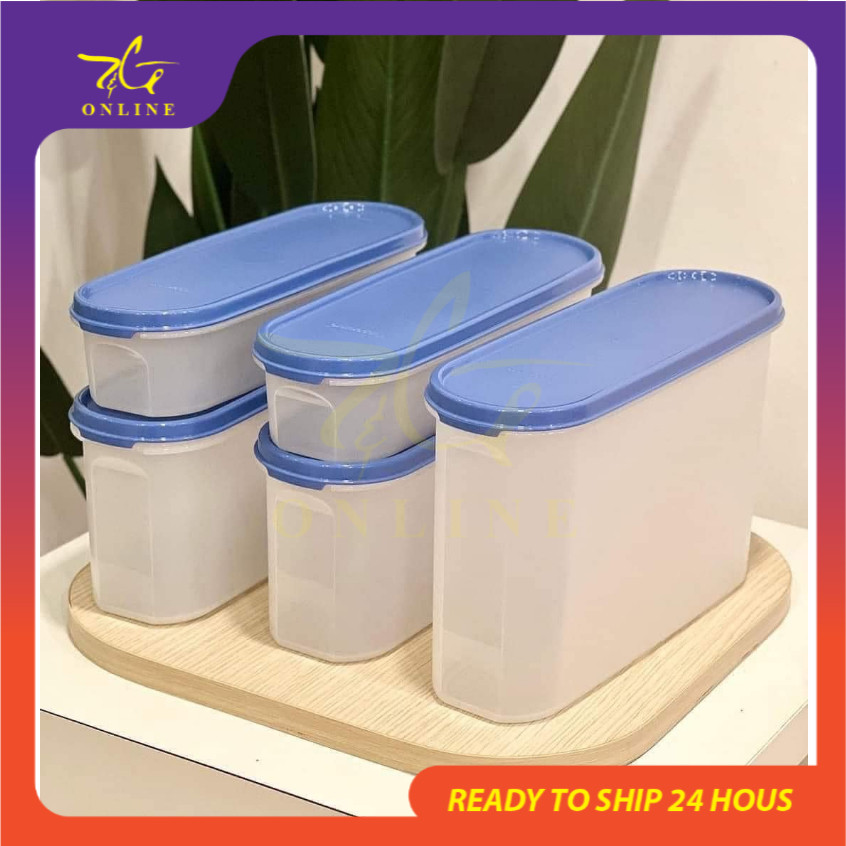 Tupperware Modular Mates Super Oval Set 900ml 1.8L 2.9L Air Tight Bekas ...
