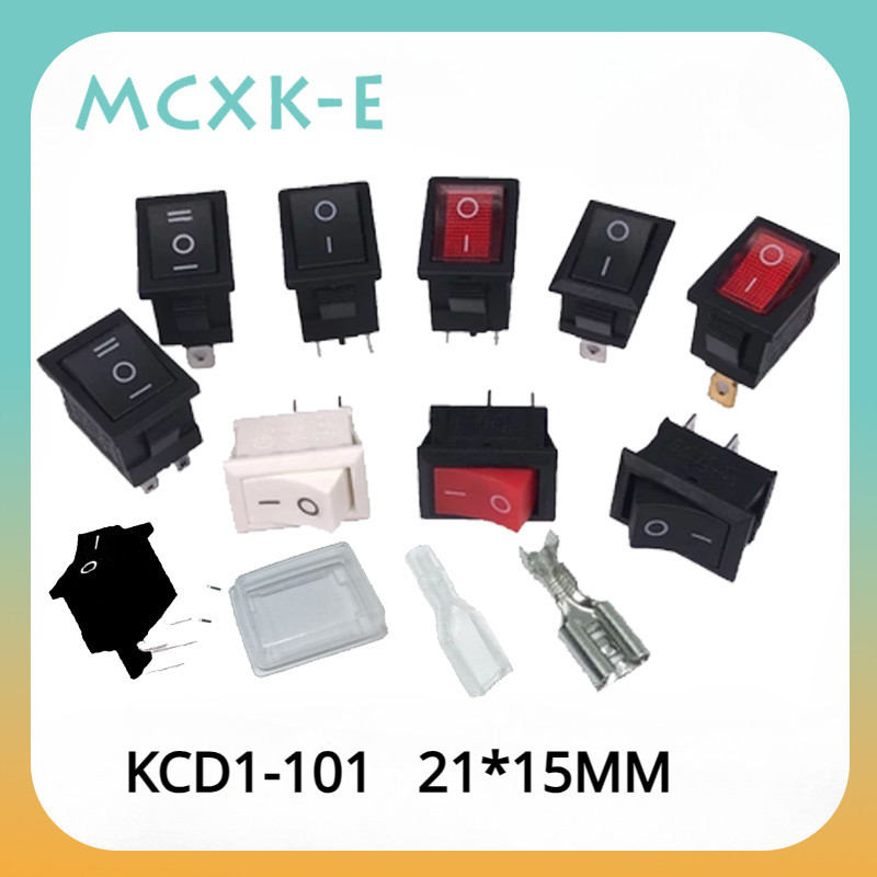 KCD1-101 15*21mm 3Pin/4Pin with LED ON/OFF marine rocker switch car ...