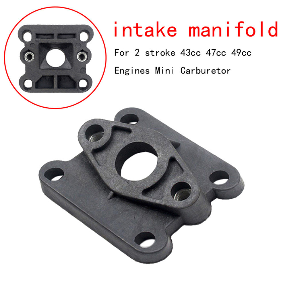 Carburetor Inlet Intake Manifold For 47cc-49cc Mini Moto, Dirt Bike & Pocket Bike (2-Stroke)