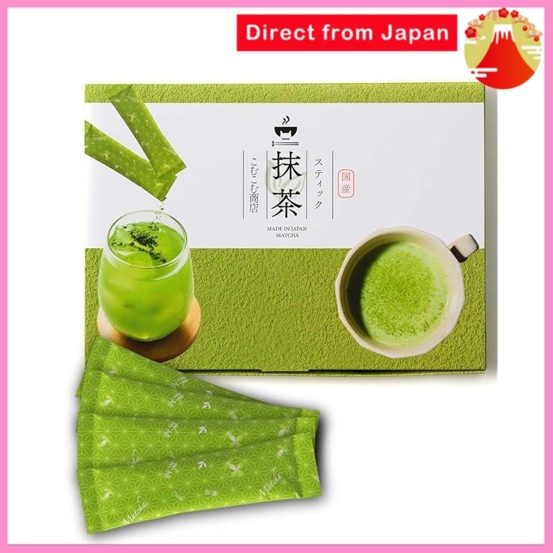 Komukomu Shop 100% domestically produced stick matcha 2g powder powder ...