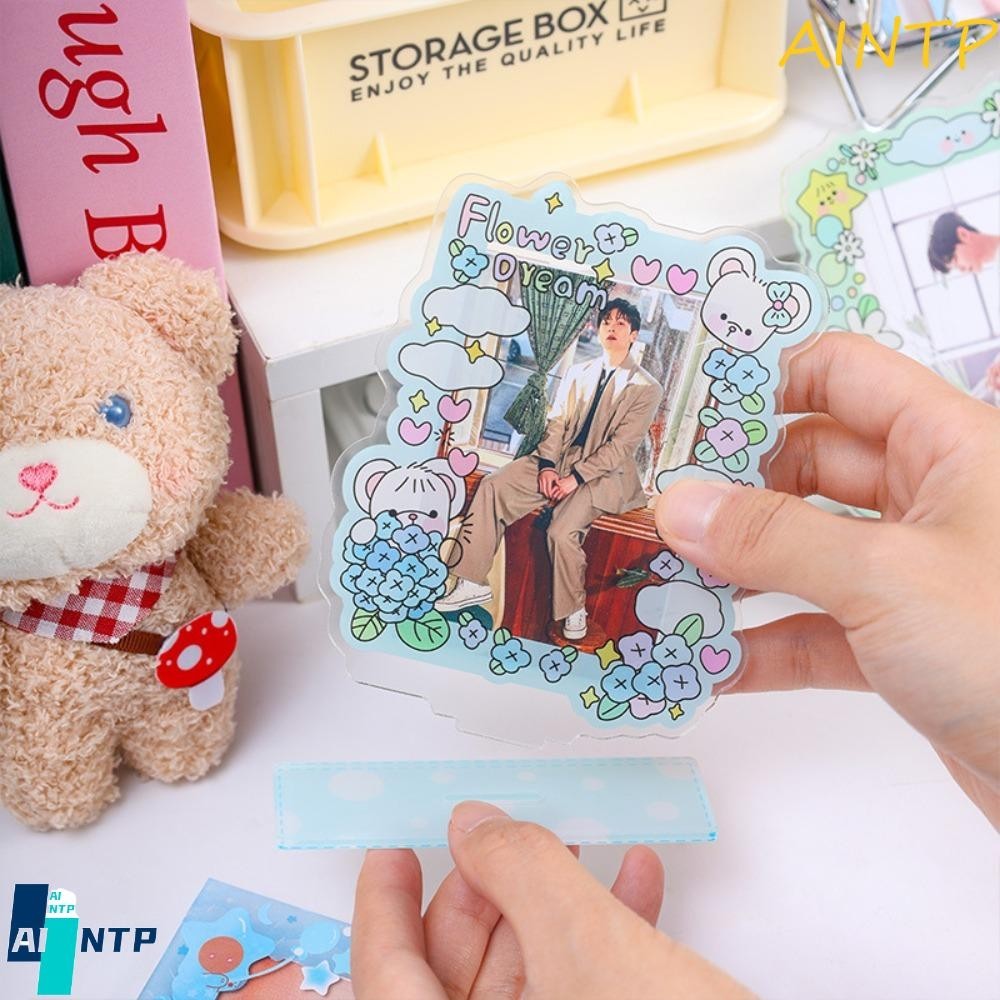 AINTP Cartoon Poster Display Stand, 3 inch Card Sleeve Acrylic