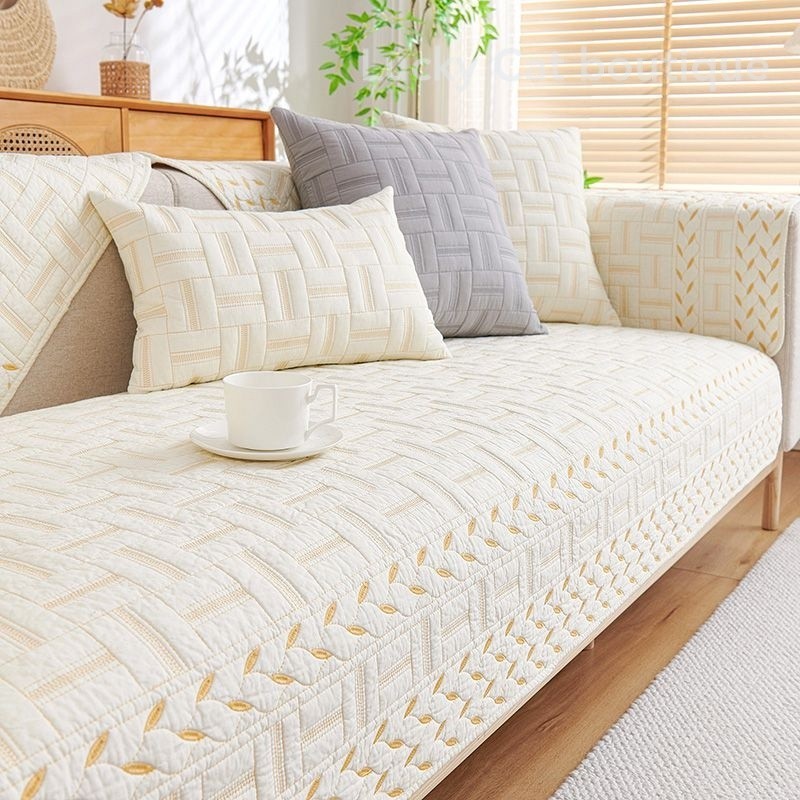 Now Goods Pure Cotton Sofa Cushion Four Seasons Universal High End