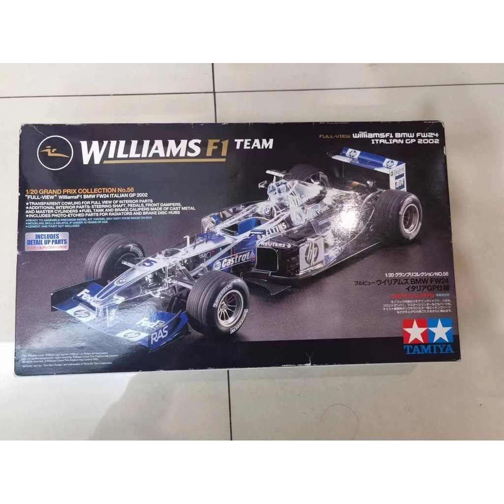 Maquette Tamiya Williams F1 FW24 1:20