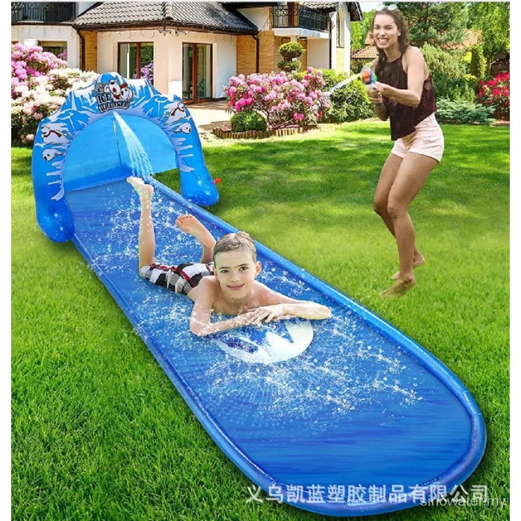 Water Slides Inflatable Water Slide Game Toy Water Toy Double Sliding ...