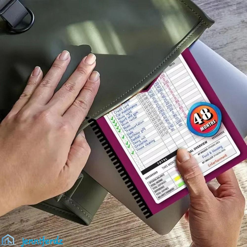 JENNIFERDZ Bill Tracker Notebook, Payment Checklist Save Money Bill ...