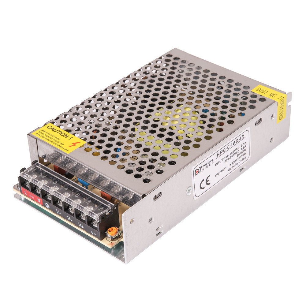LED Power Supply DC 12V 10A 120W Switching Power Supply Source ...