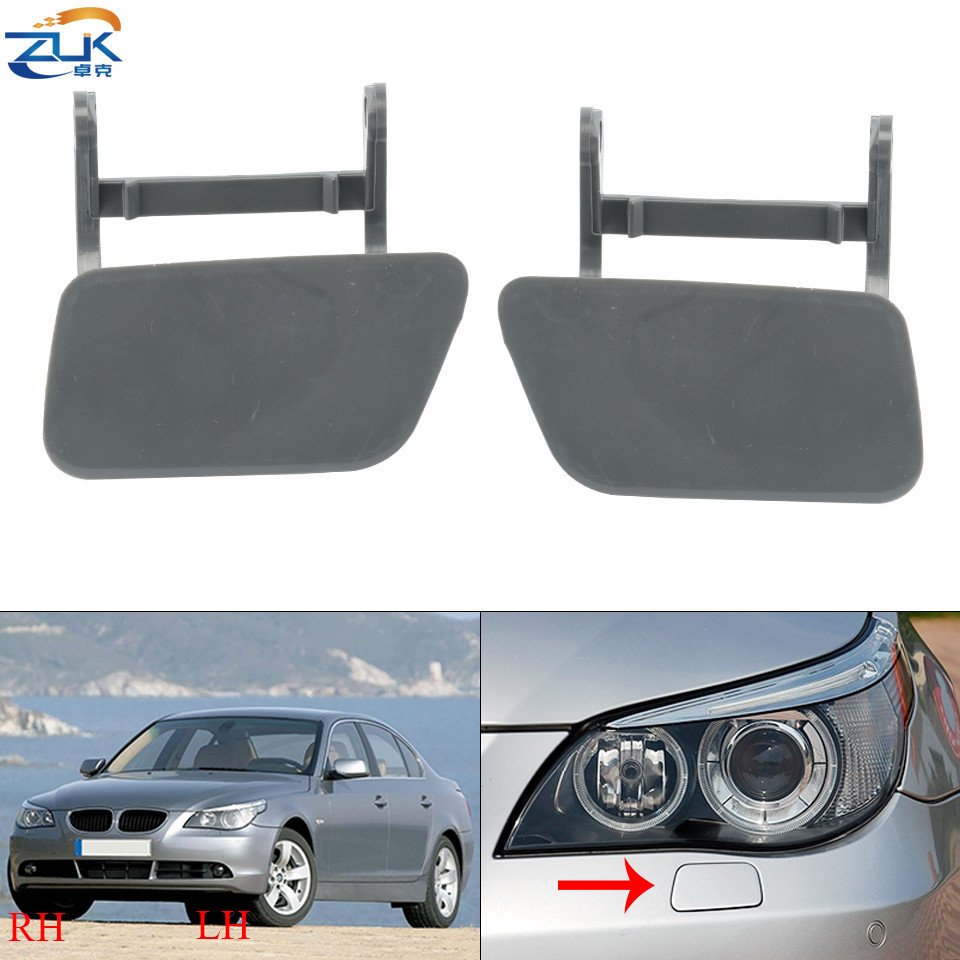ZUK Front Bumper Headlight Washer Nozzle Cover Washer Cap For BMW E60 ...