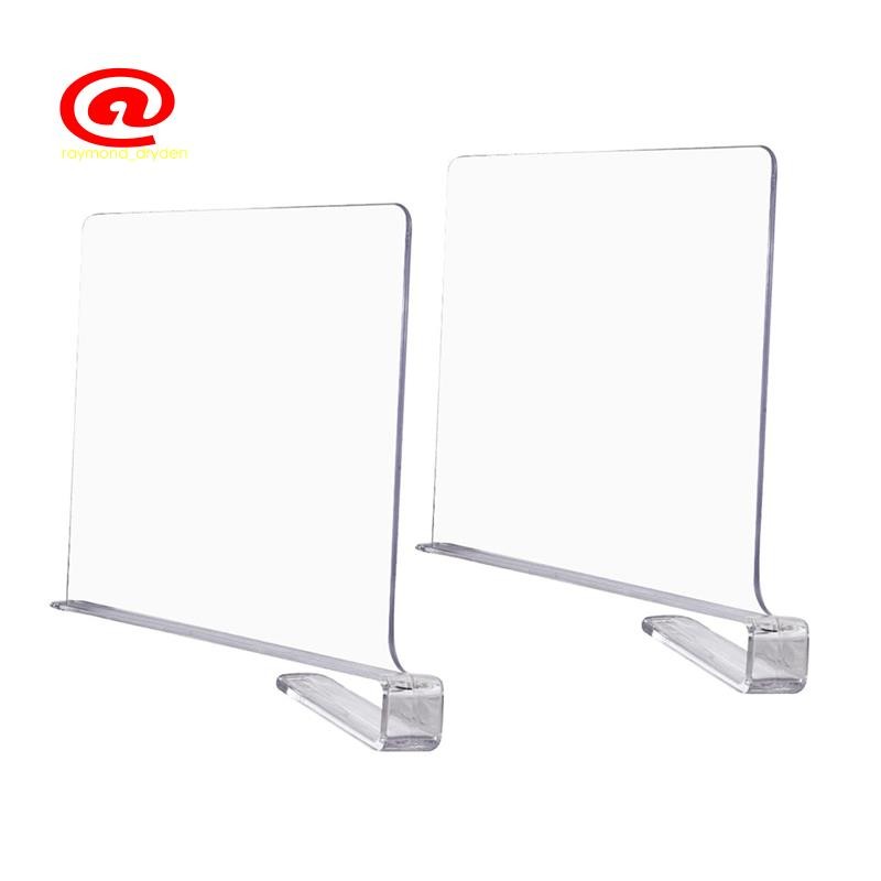 Transparent Shelf Dividers for Closet Organization - Wardrobe Organizer ...