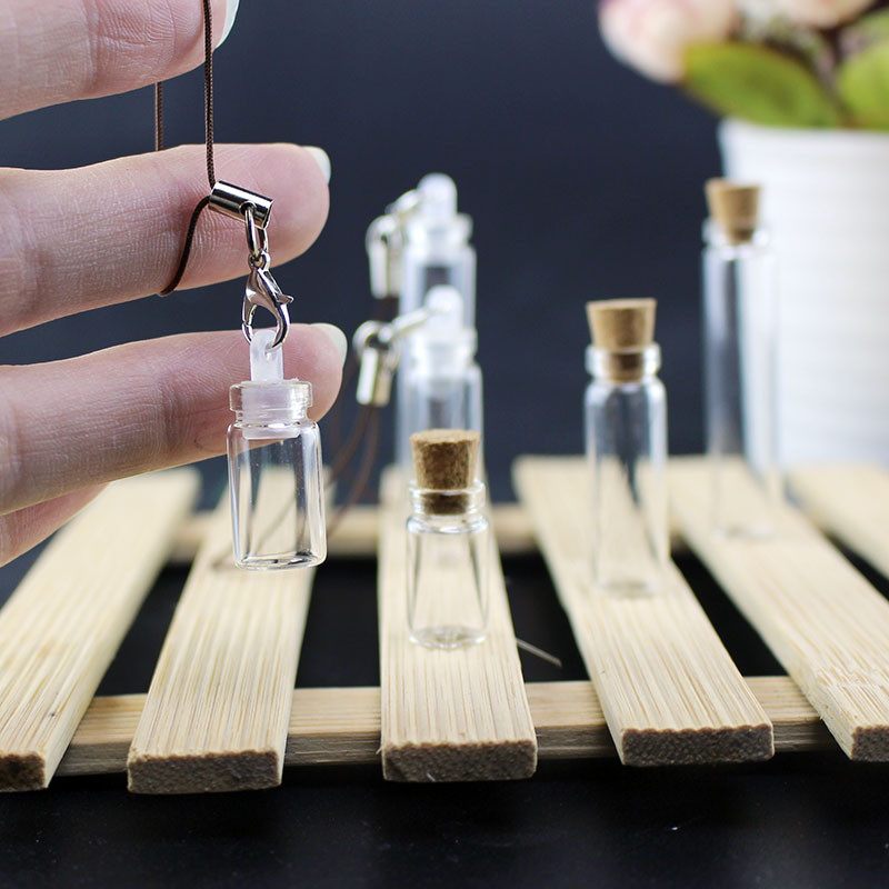 100 Botol Kaca Botol Drift Comel Botol Hajat Kecil Kreatif Botol Kenang ...