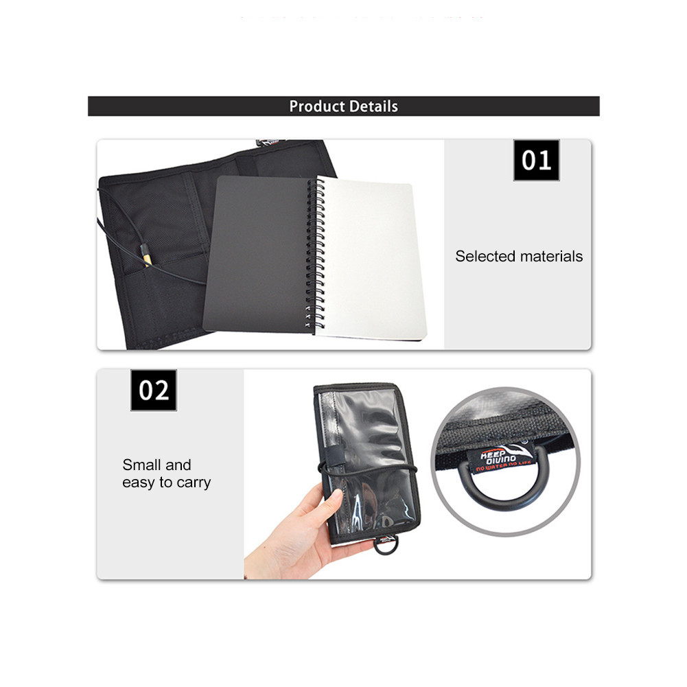 sunyuey Underwater Notebook Multifunctional Wet Notes Notepad PP Paper ...
