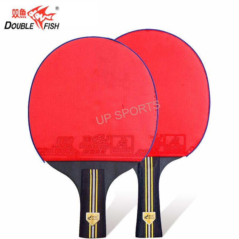 Double Fish Table Tennis Racket K329 Double Rackets Ping Pong Bat FL