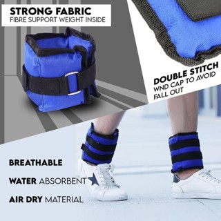 🚚FREE GIFT🎁The ShopKl🚚 【COD】Ankle Weight Sand-Filled Adjustable Leg ...