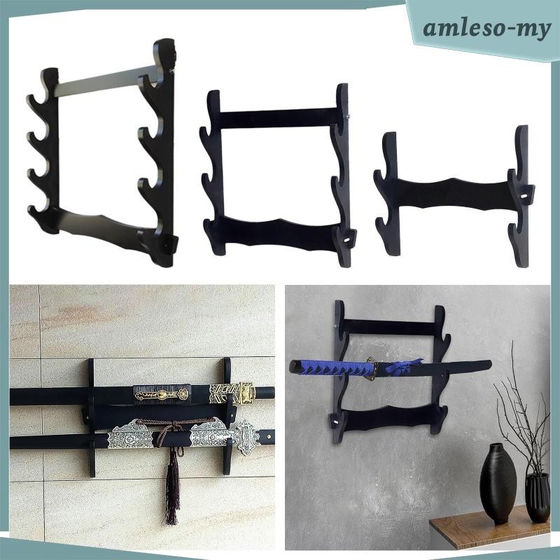 [AmlesoMY] Samurai Stand Rack Wall Mount Bracket Support Japanese ...