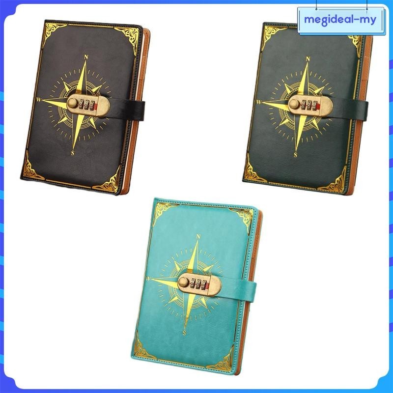 [MEGIDEALMY] Diary with Lock A5 Thickened Locked Diary for Teens Boys ...